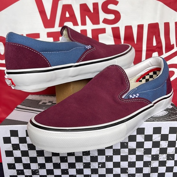 Vans Skate Slip-On
Moonlight Blue/Mauve Wine
VNOA5FCAAPO
Men’s sneakers - Picture 1 of 16